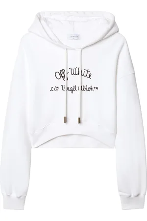 OFF-WHITE Hoodie con logo bordado