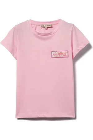 PUCCI Junior Playera con detalle de apliques