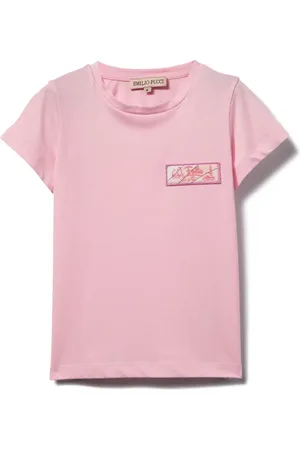 PUCCI Junior Playera con detalle de apliques
