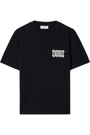 OFF-WHITE Playera con detalle de encaje