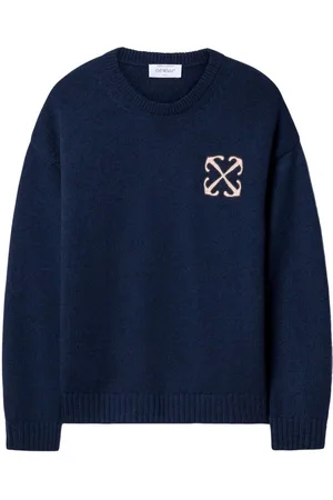 OFF-WHITE Suéter tejido con logo en intarsia