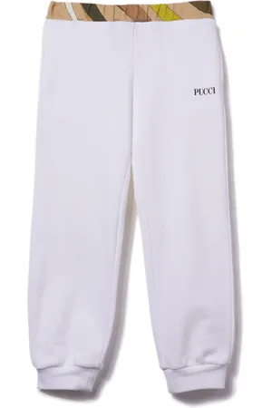 PUCCI Junior Pants con logo estampado