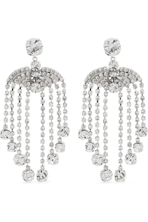 Self-Portrait Aretes con detalles de cristal