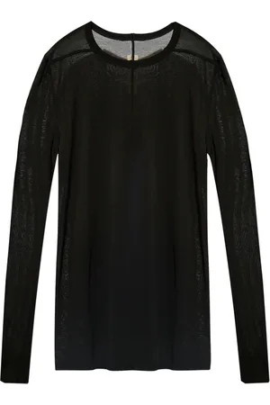 Rick Owens Playera con cuello redondo