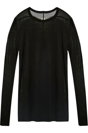 Rick Owens Playera con cuello redondo