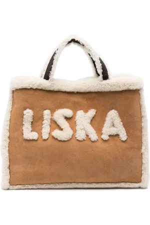 LISKA Tote con letras del logo