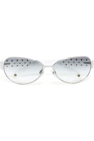 CHANEL Lentes de sol con capitonado de rombos