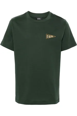 A.P.C. Playera con logo estampado