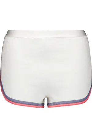 Fendi Shorts tejidos con ribete en contraste