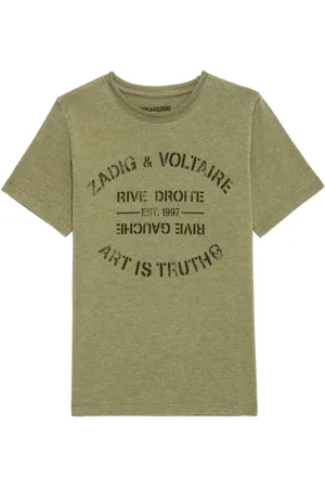 Zadig & Voltaire Playera con logo estampado