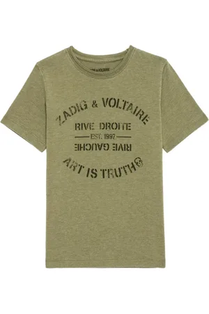 Zadig & Voltaire Playera con logo estampado