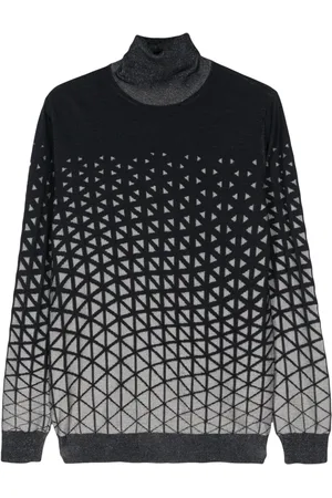 Giorgio Armani Suéter con motivo geométrico