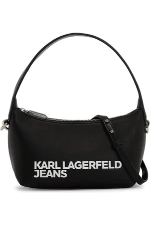 Karl Lagerfeld Bolsa crossbody con logo estampado