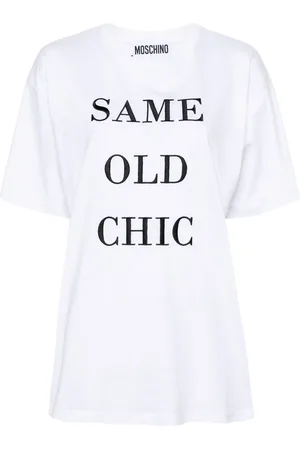 Moschino Playera con logo bordado