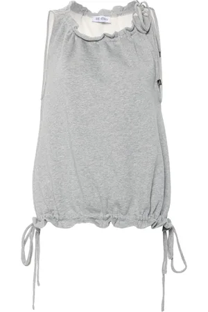 The Attico Camiseta con cordones