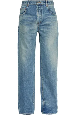 Saint Laurent Jeans holgados con tiro medio