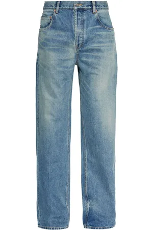 Saint Laurent Jeans holgados con tiro medio