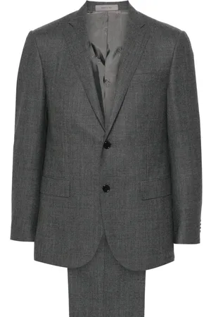 corneliani Traje con cuadros estampados