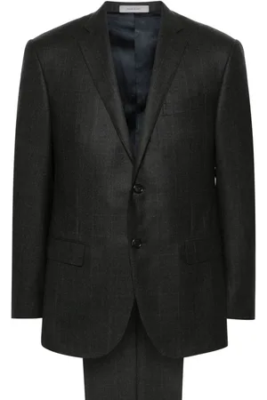 corneliani Traje con cuadros estampados