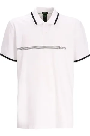 HUGO BOSS Playera tipo polo con logo estampado