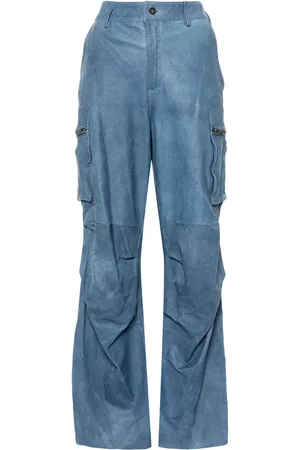 SALVATORE SANTORO Pantalones cargo con diseño recto