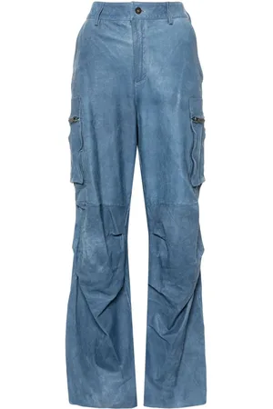 SALVATORE SANTORO Pantalones cargo con diseño recto