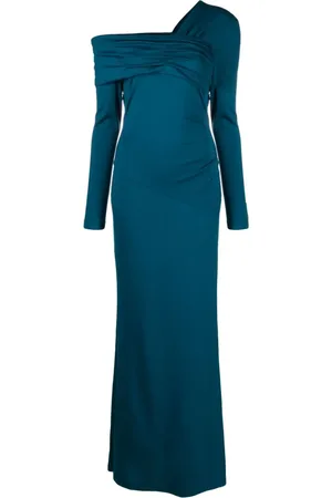 Diane von Furstenberg Vestido largo Dolores con pliegues