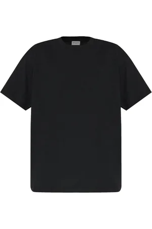 Saint Laurent Playera con cuello redondo