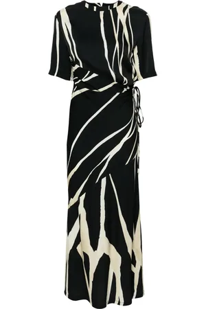 Nanushka Vestido midi con motivo de rayas