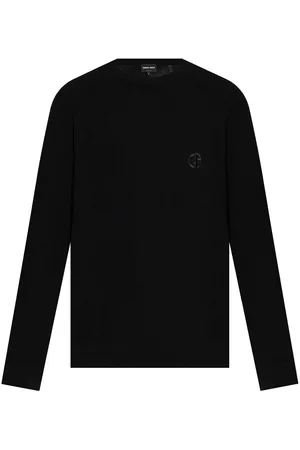 Giorgio Armani Suéter con logo bordado