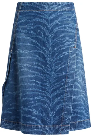 Stella McCartney Falda midi Tiger