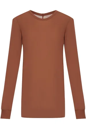 Rick Owens Playera con cuello redondo