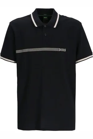 HUGO BOSS Playera tipo polo con logo estampado