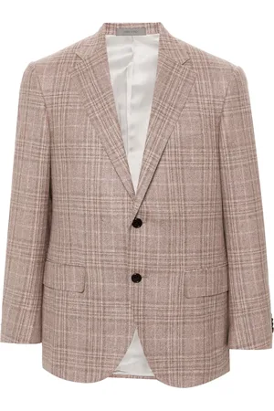 corneliani Blazer con motivo de cuadros