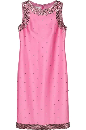 VALENTINO GARAVANI Vestido midi con detalles de cristalmini
