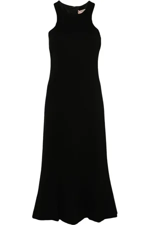 Twin-Set Vestido midi con espalda de nadador