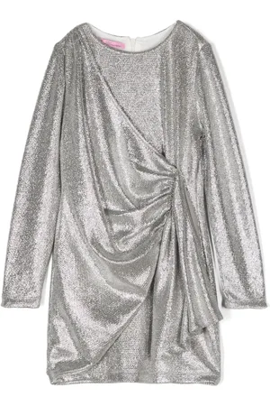 MISS BLUMARINE Vestido con efecto metalizado