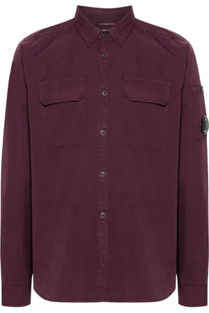 C.P. Company Camisa con detalle Lens