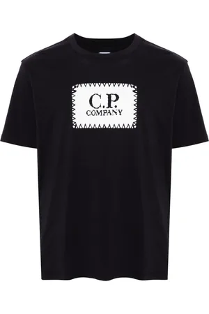 C.P. Company Playera con etiqueta del logo
