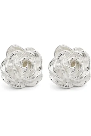MAGDA BUTRYM Aretes en plata de ley con rosa