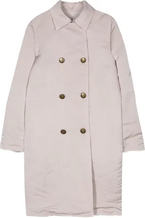 Lanvin Abrigo midi de seda 2008