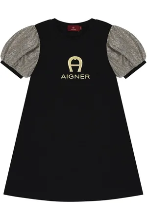 Aigner Vestido estampado manga corta