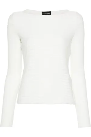 Emporio Armani Top con motivo de rayas