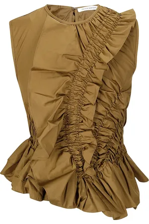 Cecilie Bahnsen Chaleco con volantes