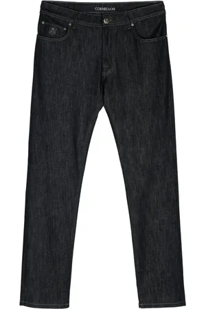 corneliani Jeans con logo bordado