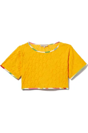 PUCCI Junior Playera con logo en jacquard