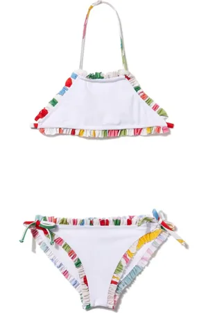 PUCCI Junior Bikini con ribete de volantes