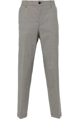 HUGO BOSS Pantalones con motivo pied de poule