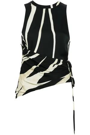 Nanushka Camiseta con detalle de moño