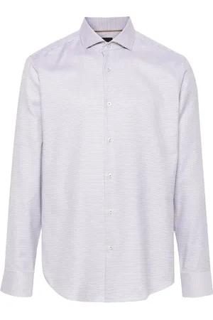 HUGO BOSS Camisa con motivo geométrico
